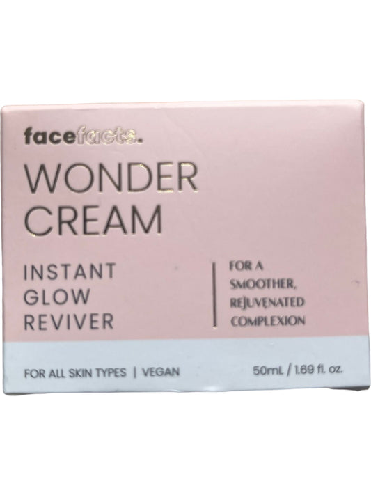facefacts Pink Wonder Cream Instant Glow Reviver Vegan 50ml