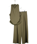 Salt Murphy Green Archie Top And Tailored Trousers Set UK M