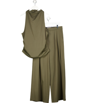 Salt Murphy Green Archie Top And Tailored Trousers Set UK M