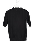 TALBOT'S Black  Mock Neck Knit Top UK S