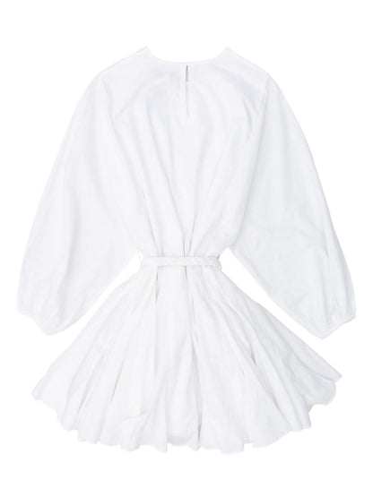 Rhode Resort White Ella Dress with braided belt UK M