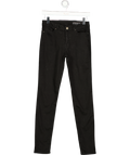 THE WHITE COMPANY Black Symons Skinny Mid-rise Jeans L30 W24