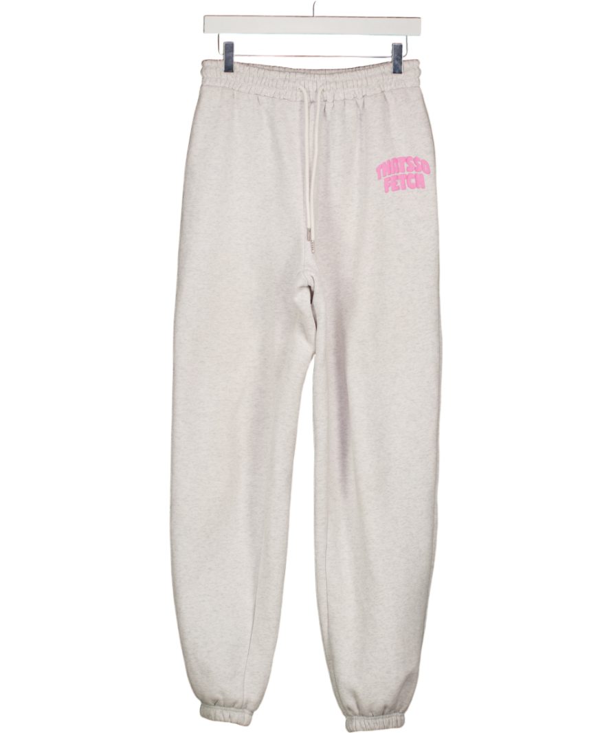 THATSSOFETCH Grey Logo Joggers UK M