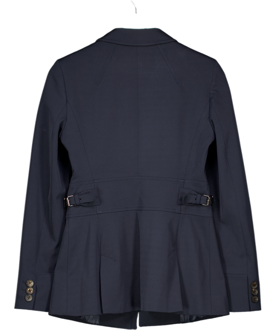 Karen Millen Navy Blue Buckle Detail Blazer UK 8
