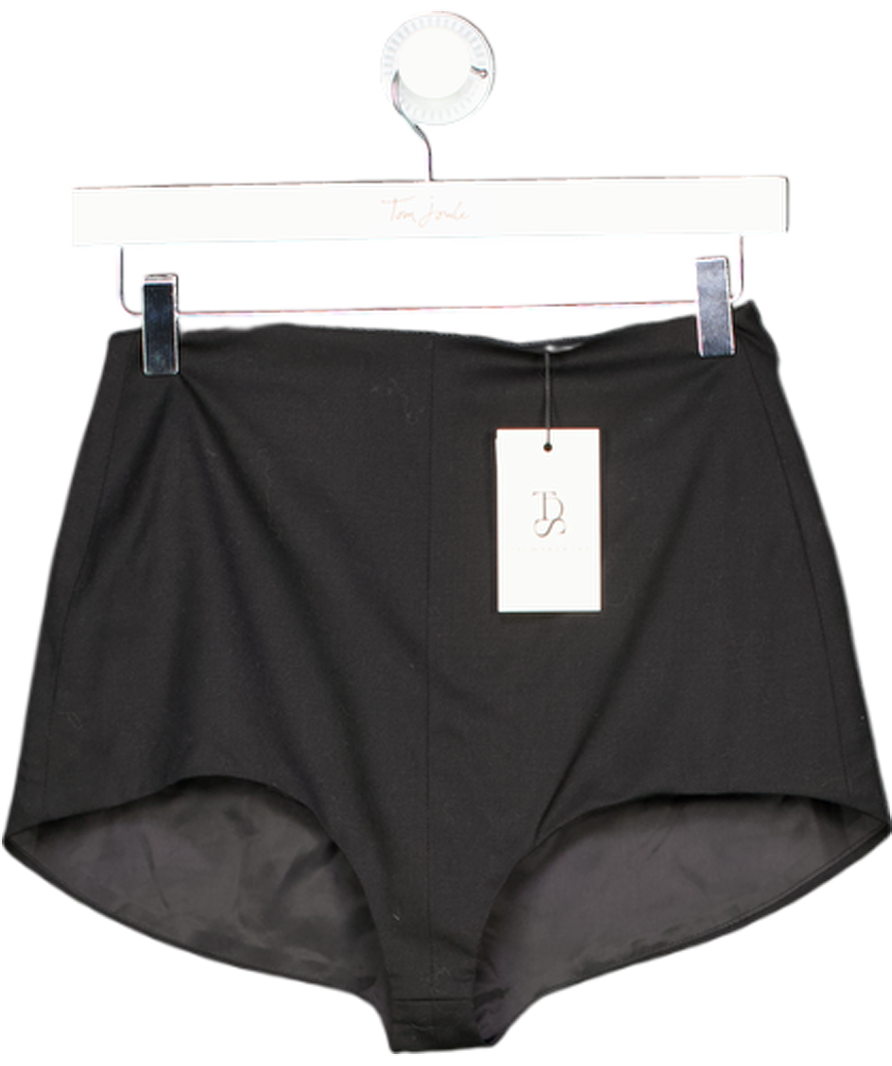 The sourced collection Black Micro Mini Shorts UK 8