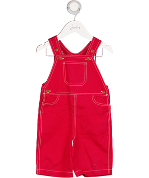 PETIT BRETON Red Straight Leg Dungarees 12-18 Months