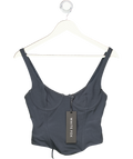 White Fox Grey Forever Feels Bustier Top UK S