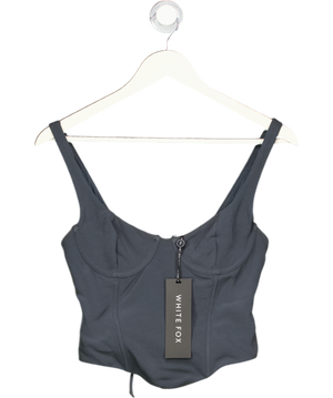White Fox Grey Forever Feels Bustier Top UK S