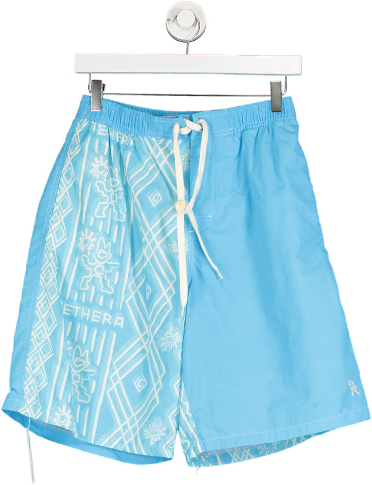 Urban Outfitters Blue Patterned Swim Shorts XS