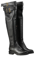 Valentino Black Garavani Runaway Buckle Over The Knee Boots UK 3.5 EU 36.5 👠