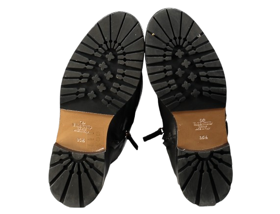 Valentino Black Garavani Runaway Buckle Over The Knee Boots UK 3.5 EU 36.5 👠