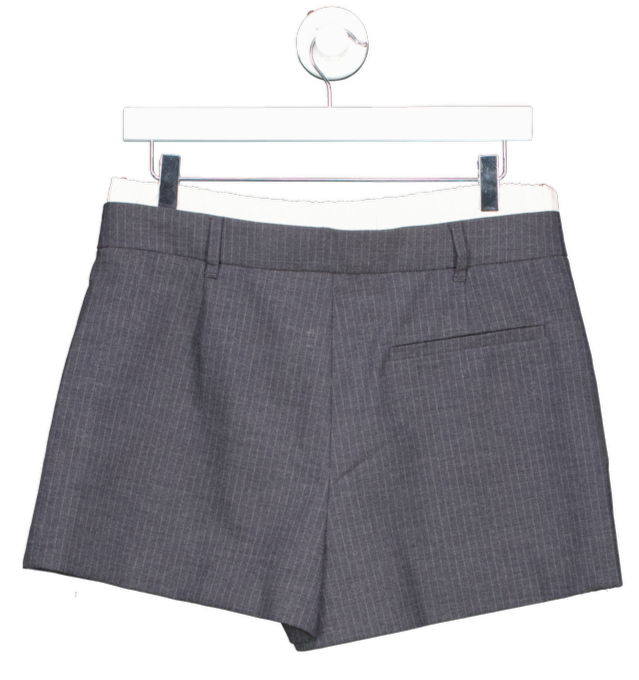 304 Grey Tailored Pinstripe Skort UK M