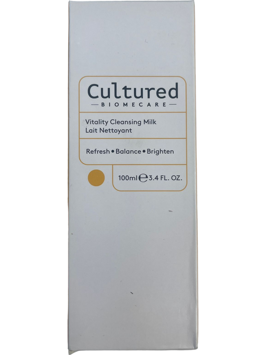 Cultured Biomecare Vitality Cleansing Milk Removes Makeup Revitalises Skin Tone