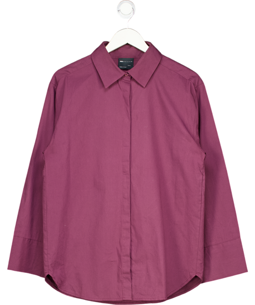 ASOS Purple Oversized Placket Detail Shirt UK S