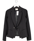 REISS Black Double Buttoned Blazer UK 10