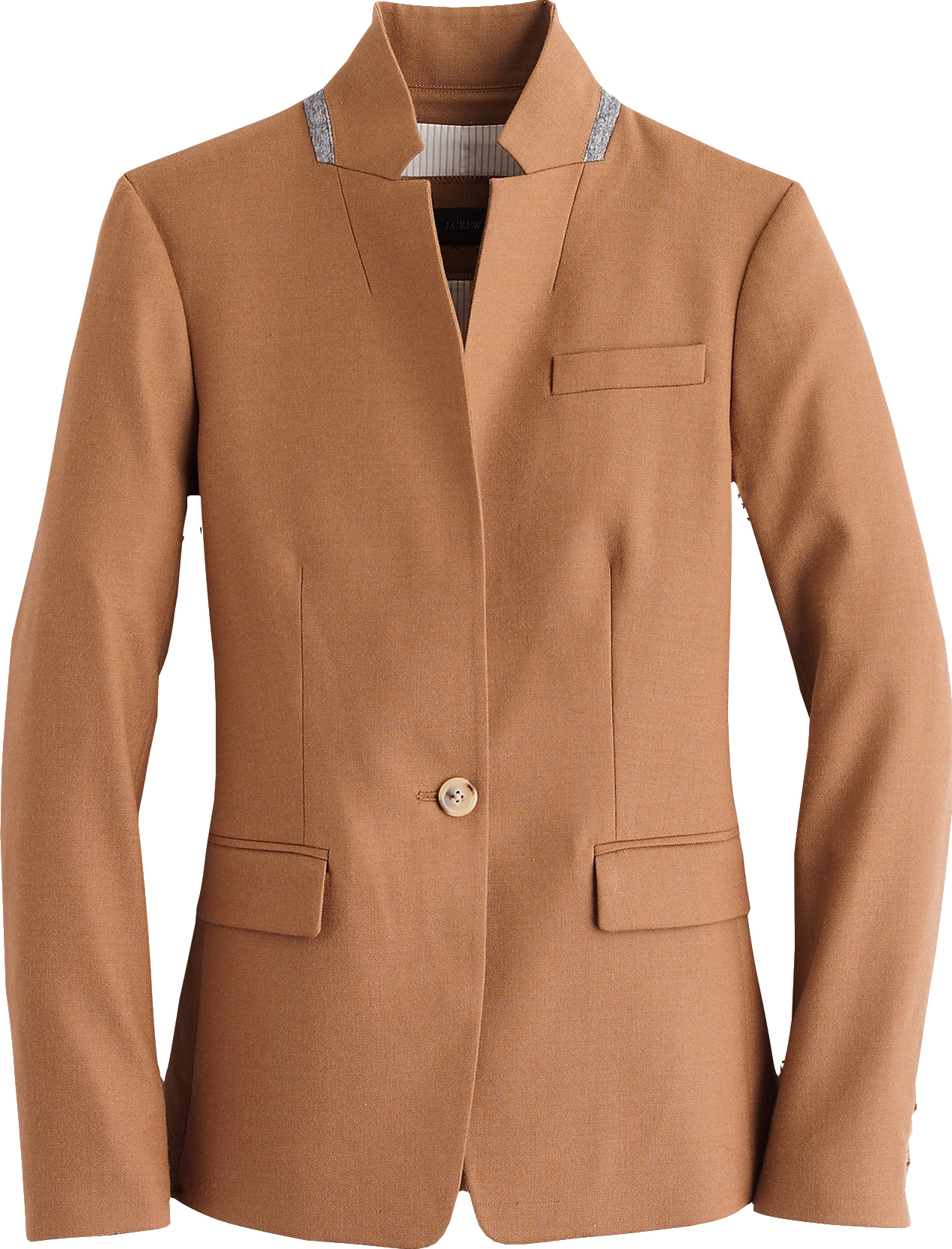 J.CREW Beige Warm Camel Regent Blazer In Wool Flannel BNWT UK 6 TALL