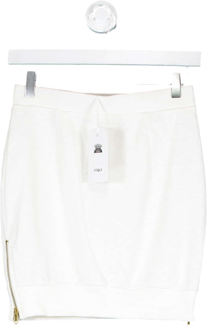 stig p White Ritva Zip Side Skirt BNWT UK S