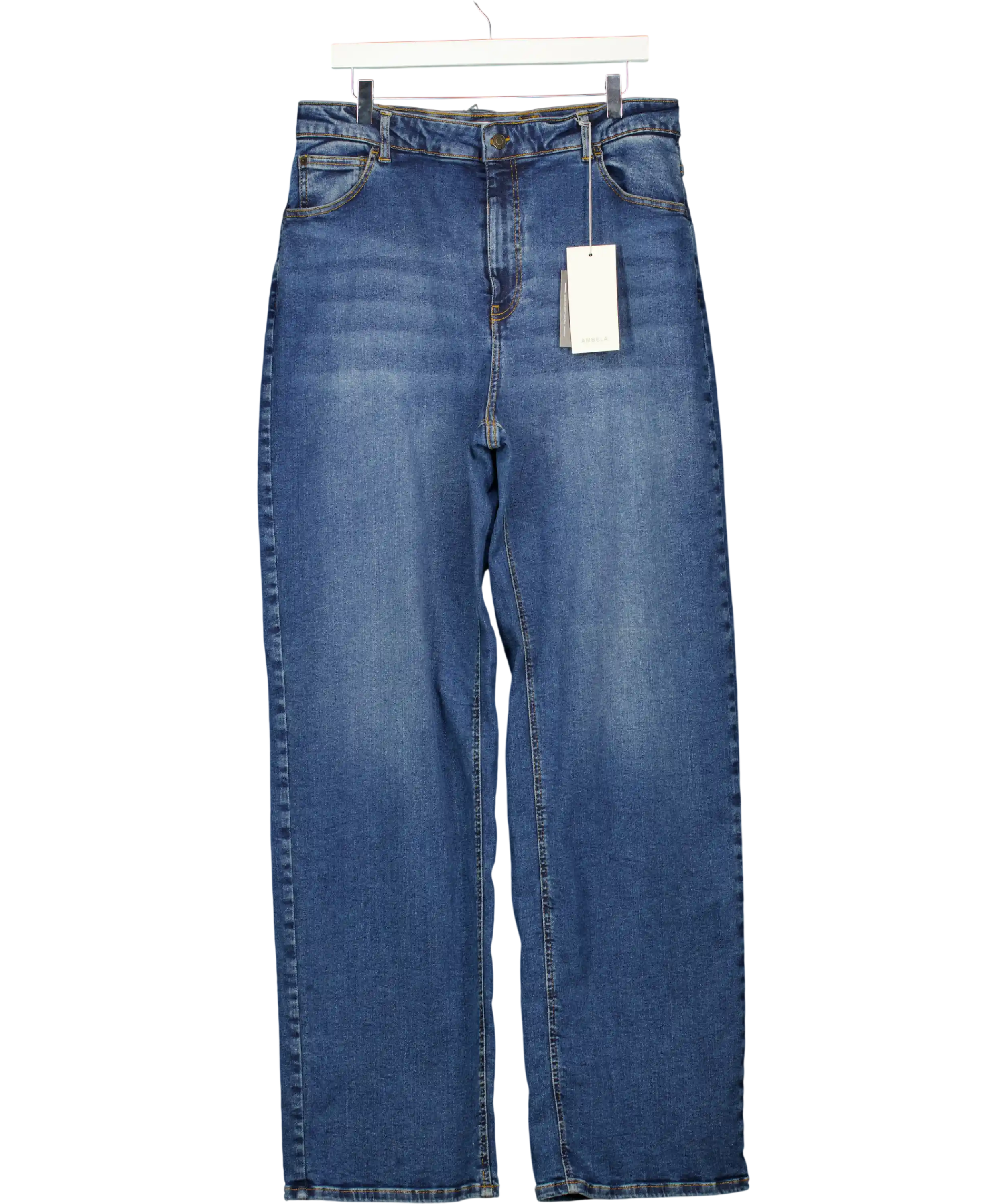 Ambela Blue Stretch Straight Jean UK 18