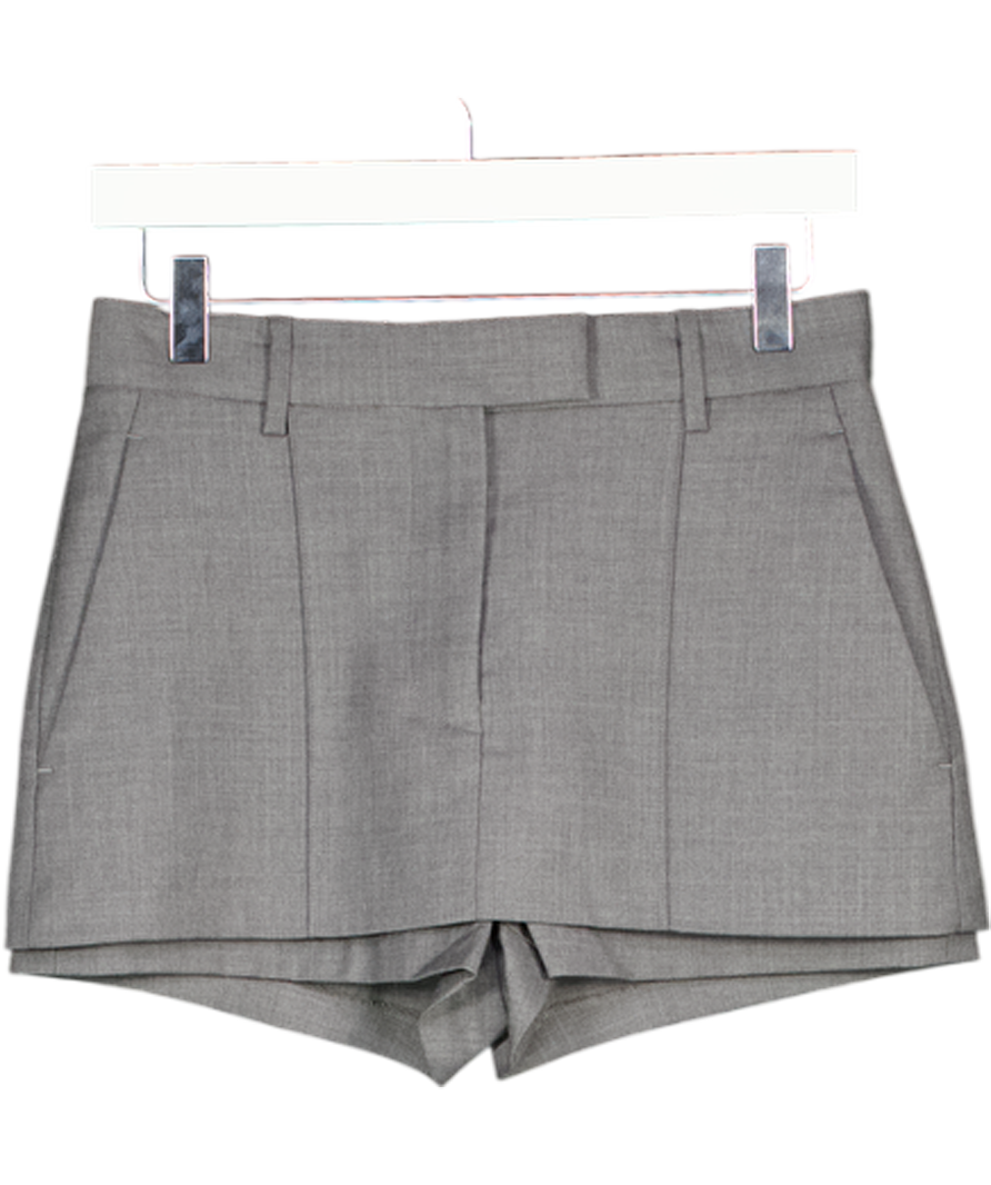 VENROY Grey 100% Wool Skort UK XS