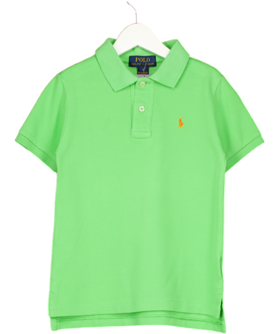 POLO RALPH LAURENLime Green Polo 6 Years