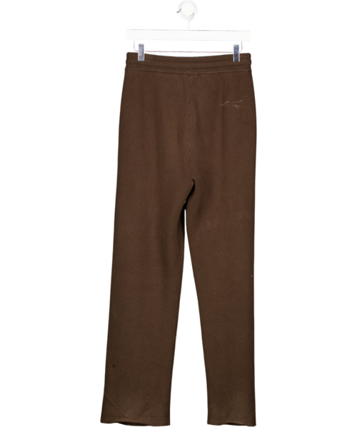 alo yoga Brown Scholar Knit High-waist Cargo Pant UK S