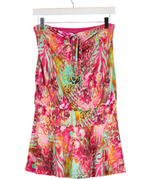 WHITE FOX Multicoloured Bandeau Mini Dress UK S