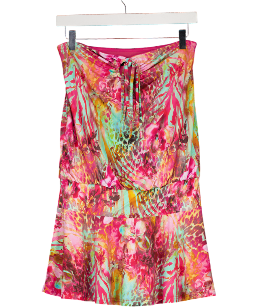 WHITE FOX Multicoloured Bandeau Mini Dress UK S