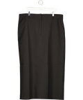 ALIGNE Aligne Black Pinstripe Kasia Maxi Skirt UK 18