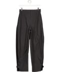 COS Black Utility Barrel-leg Trousers UK 6