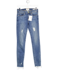 FRAME Blue Skinny Distressed Jeans W26