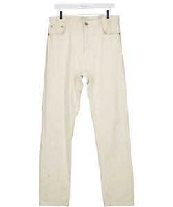 SUITSUPPLY Cream Ecru 100% Cotton  Denim Jeans 34/34 W34