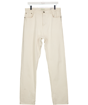 SUITSUPPLY Cream Ecru 100% Cotton  Denim Jeans 34/34 W34