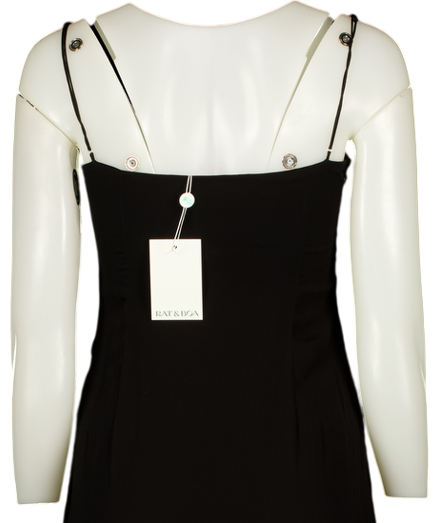 RAT & BOA Black Novella Jumpsuit UK XS