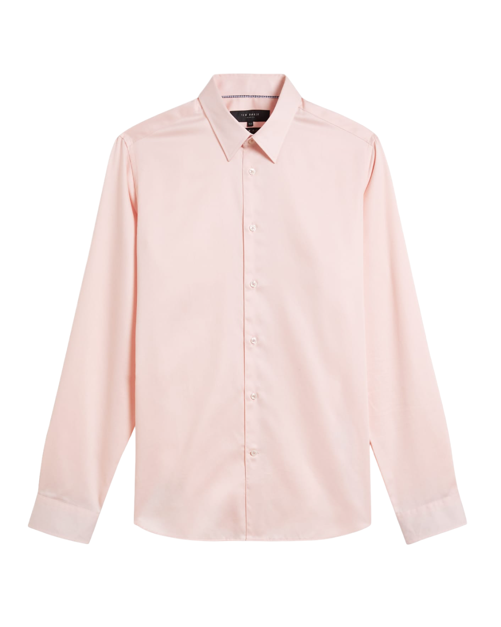 Ted Baker Maelor Core Long Sleeve Slim Fit Shirt Pale Pink UK 17.5" Neck