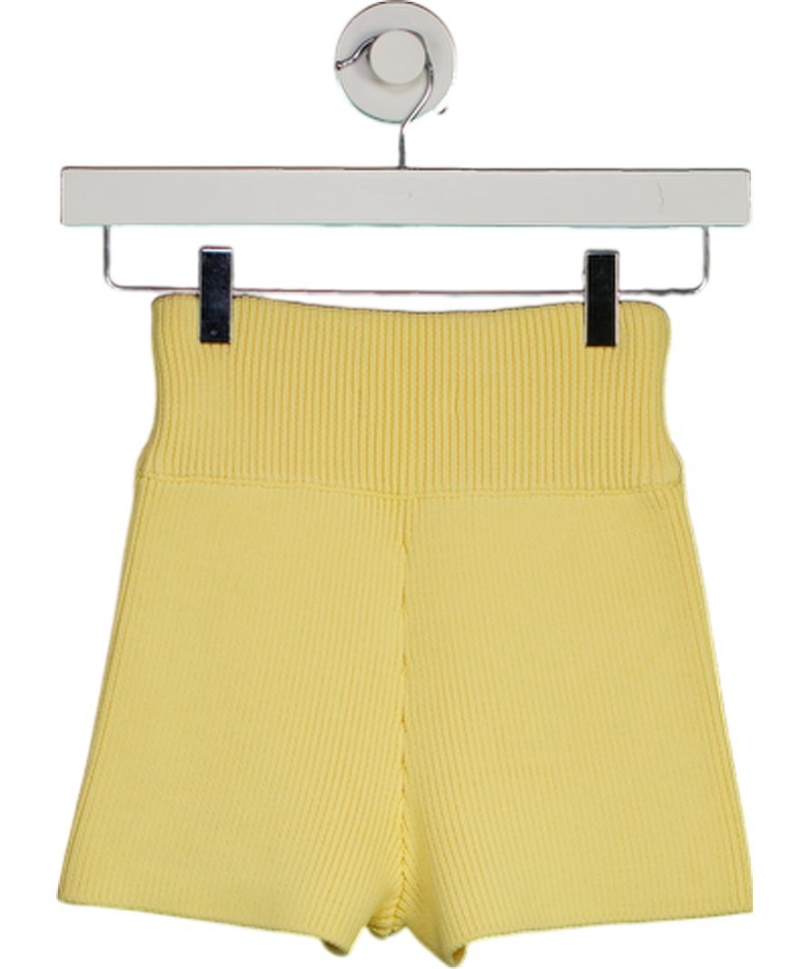 ELCE SWIM Sorbet Yellow Knit Shorts UK XS