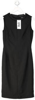 Dolce and Gabbana Black Pencil Dress UK 12