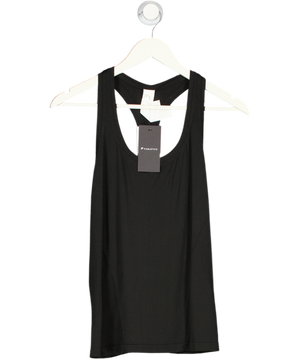 FABLETICS Black Racer Back Vest Top UK M