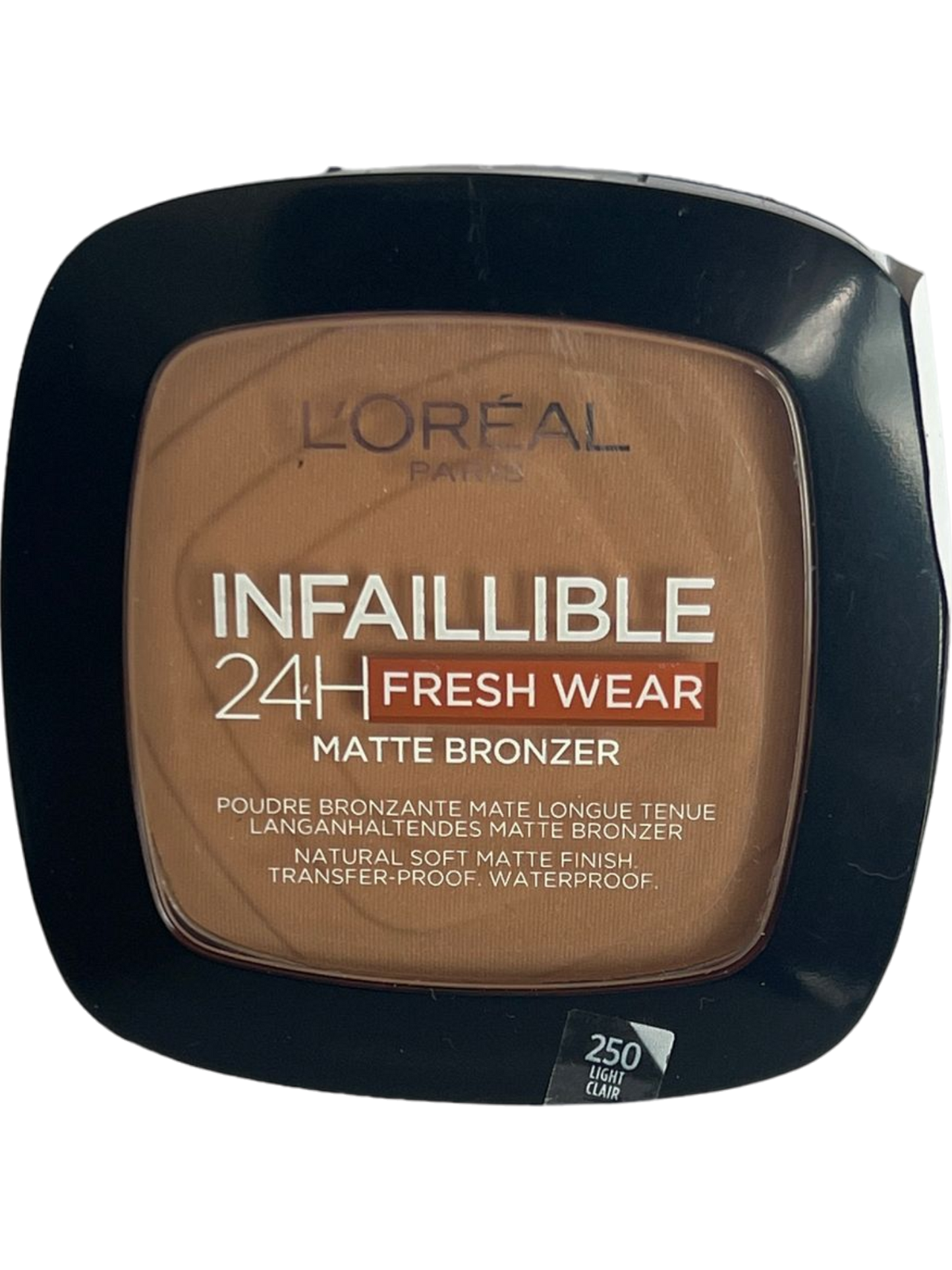 L’Oreal Paris Multi Infaillible Fresh Wear 24h Bronzer Matte Effect Shade 250 Light 9 g