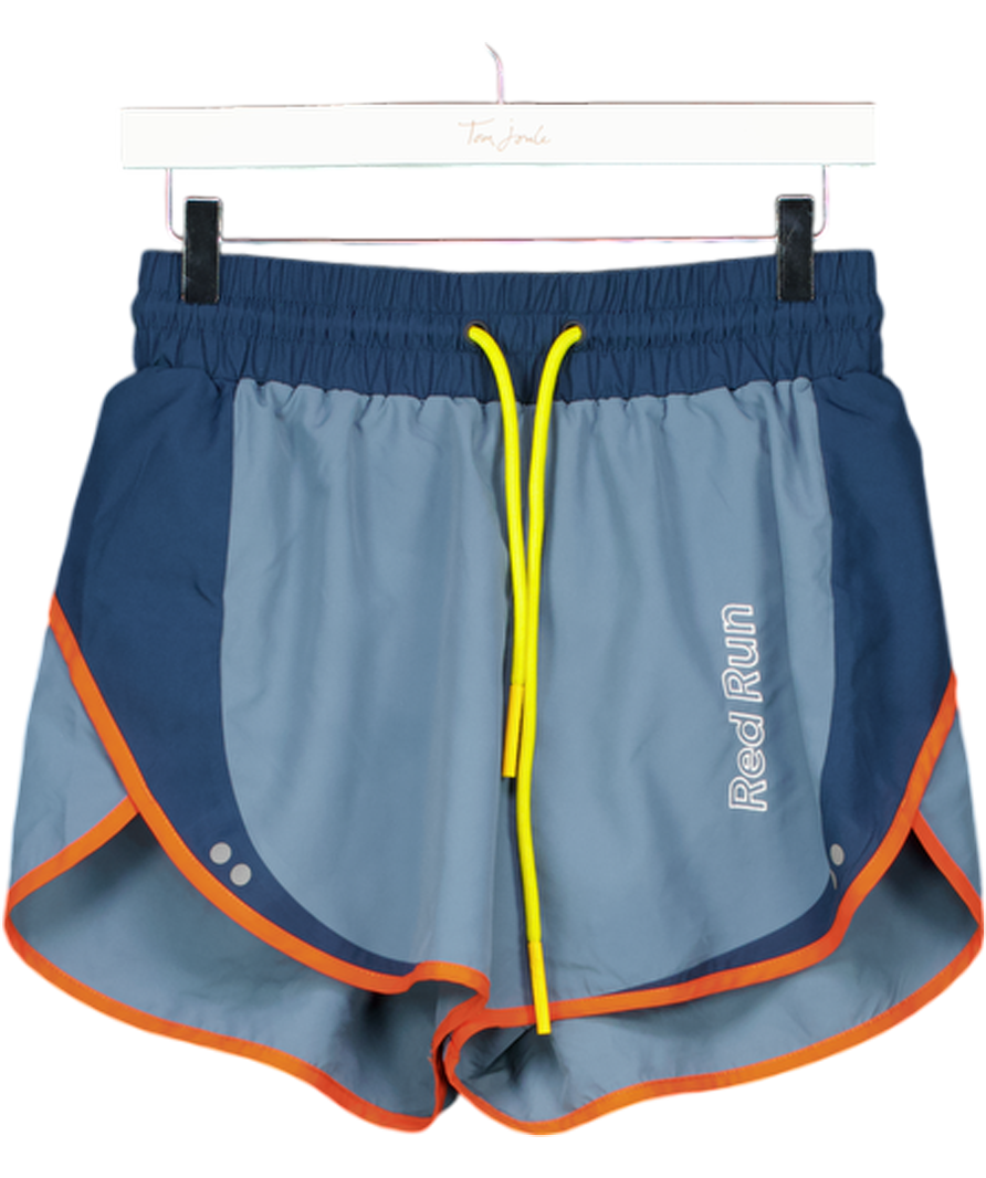 Red Run Blue Colourblock Running Shorts UK M