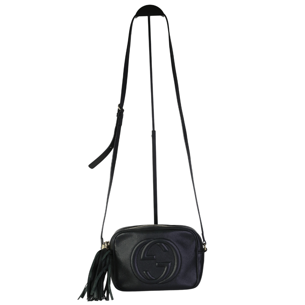 Gucci Black Soho Leather Disco Cross-body Bag