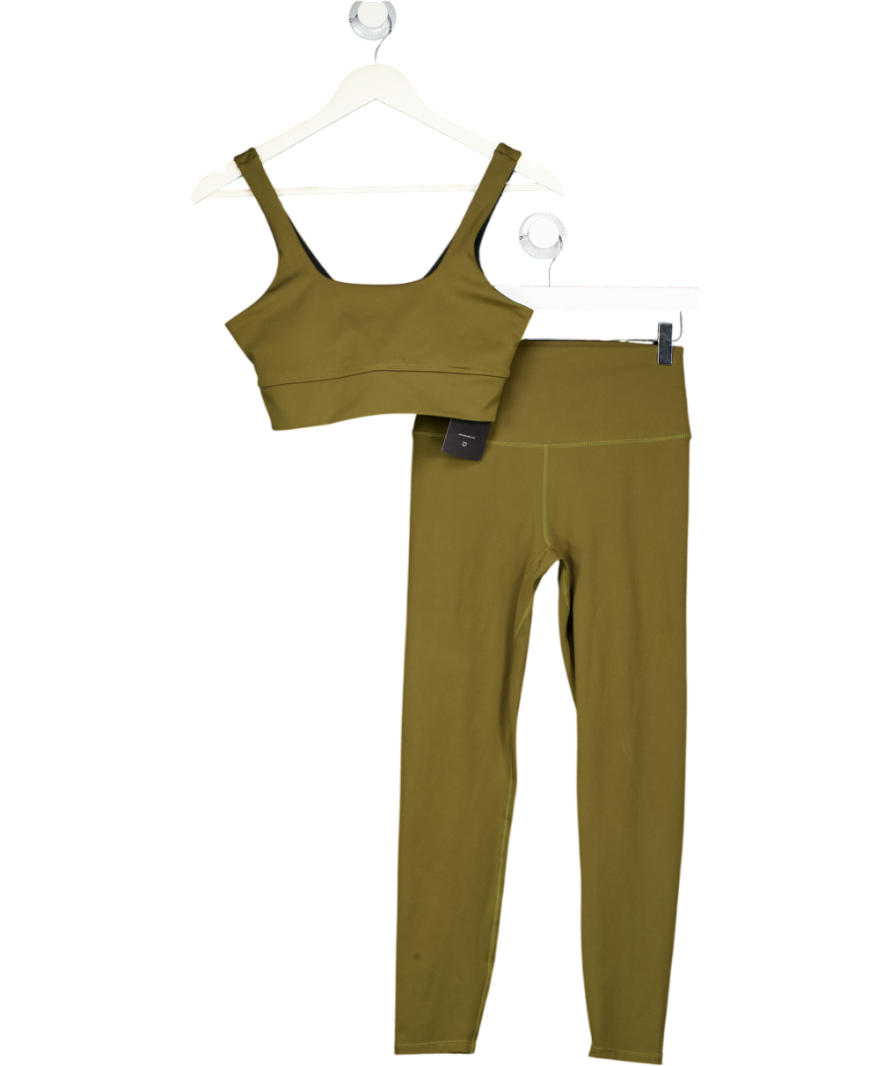 Varley Olive Green 2-piece Freesoft Bra And Leggings Set UK M