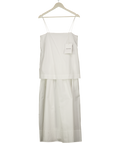 HOUSE OF DAGMAR White Cotton Strap Dress UK 10