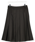 THE FRANKIE SHOP Black Pleated Skirt With Side Zip Detail UK XS/S