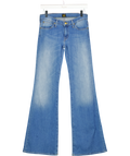 LEE Light Blue Low Rise Flare Jeans L33 W27