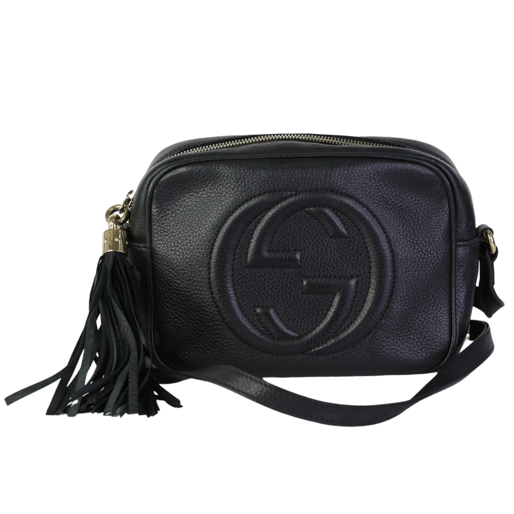 Gucci Black Soho Leather Disco Cross-body Bag