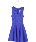 CLUB MONACO Blue Cobalt Blue, Fit-and-flare Scuba Dress Sz00 UK 4