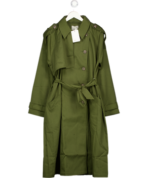 ASOS Olive Green Classic Trench Coat UK 18
