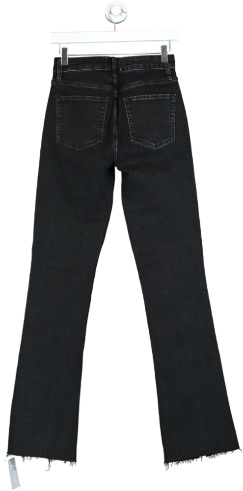 Anine Bing Black High Waist Flared Jeans W24