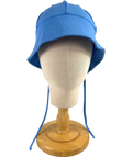 Petit Crabe Blue Frey Sun Hat, size 0-3 Months — front