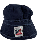 Week-end à la mer Blue bucket hat — front